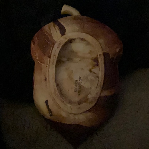 Mid century modern ceramic glazed acorn ashtray made in the Rockies - Picture 8 of 10